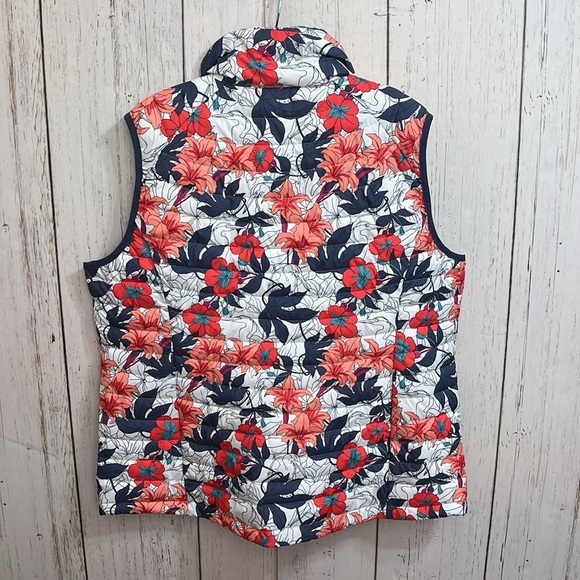 Columbia Insulated Thermal Floral Print Vest Size 1X - Picture 2 of 9